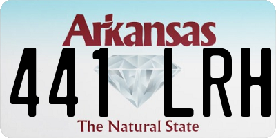 AR license plate 441LRH