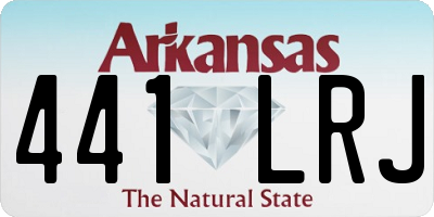 AR license plate 441LRJ