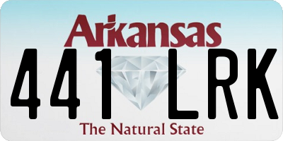 AR license plate 441LRK