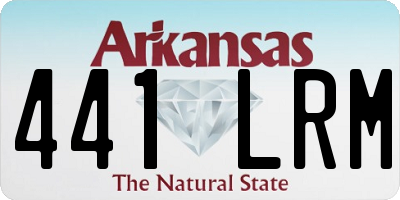 AR license plate 441LRM