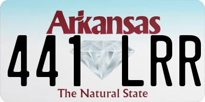 AR license plate 441LRR