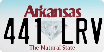 AR license plate 441LRV
