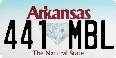 AR license plate 441MBL