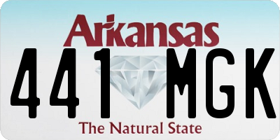 AR license plate 441MGK