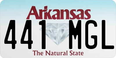 AR license plate 441MGL