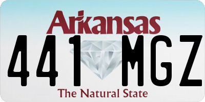 AR license plate 441MGZ