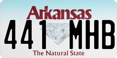 AR license plate 441MHB
