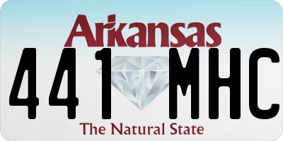AR license plate 441MHC