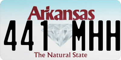 AR license plate 441MHH