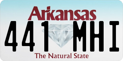 AR license plate 441MHI