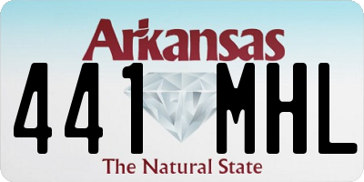AR license plate 441MHL