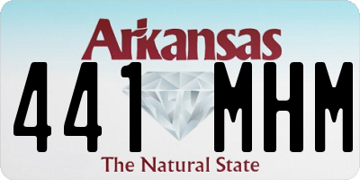 AR license plate 441MHM