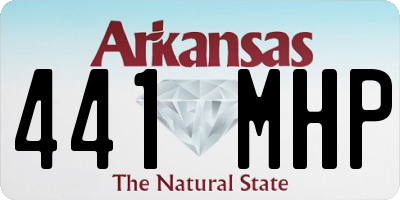AR license plate 441MHP