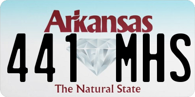 AR license plate 441MHS