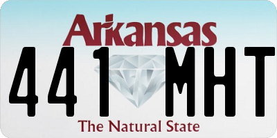 AR license plate 441MHT
