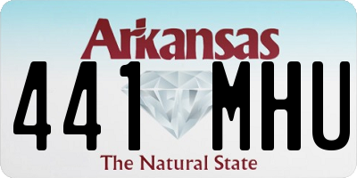 AR license plate 441MHU