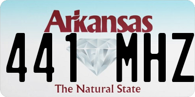 AR license plate 441MHZ