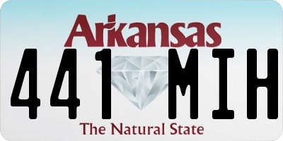AR license plate 441MIH