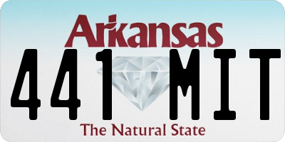 AR license plate 441MIT