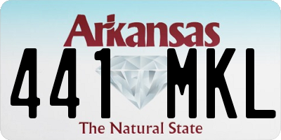 AR license plate 441MKL