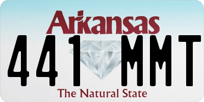 AR license plate 441MMT
