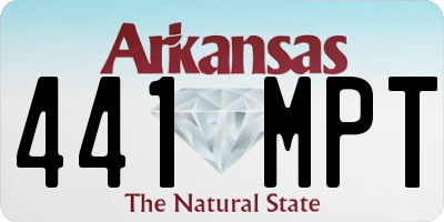 AR license plate 441MPT