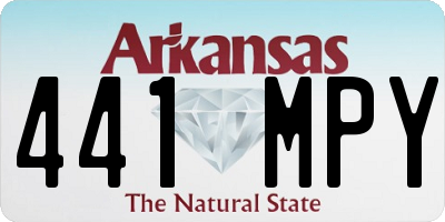 AR license plate 441MPY