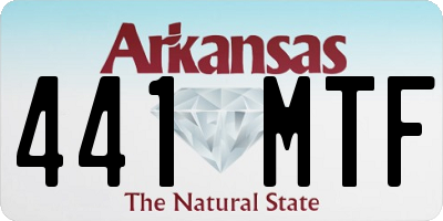 AR license plate 441MTF