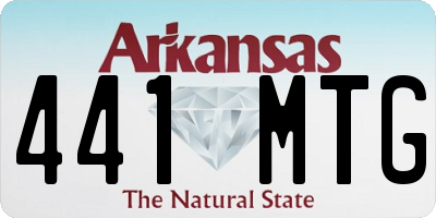 AR license plate 441MTG