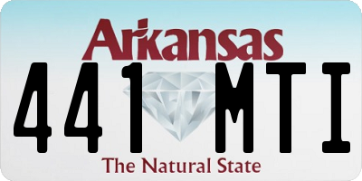 AR license plate 441MTI