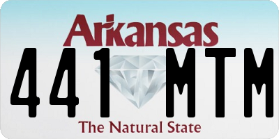 AR license plate 441MTM