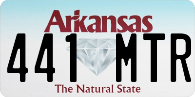 AR license plate 441MTR