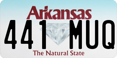 AR license plate 441MUQ