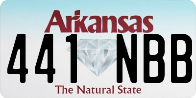 AR license plate 441NBB