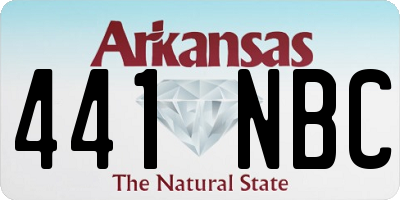 AR license plate 441NBC
