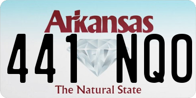 AR license plate 441NQO