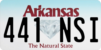 AR license plate 441NSI