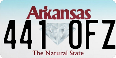 AR license plate 441OFZ
