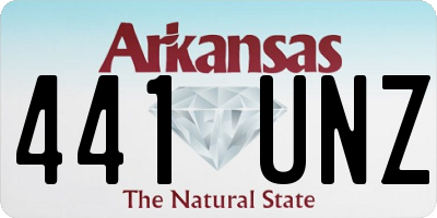 AR license plate 441UNZ