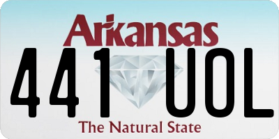 AR license plate 441UOL