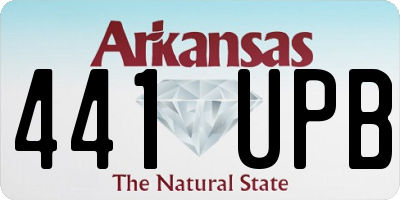 AR license plate 441UPB