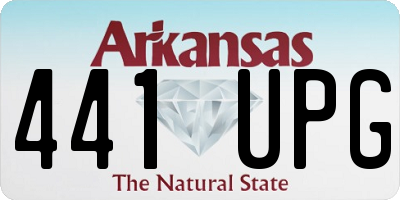 AR license plate 441UPG
