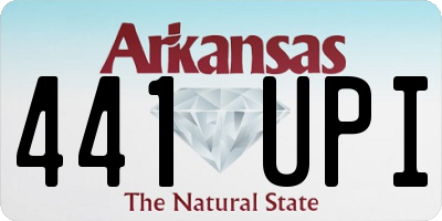 AR license plate 441UPI