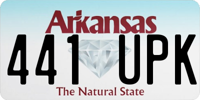 AR license plate 441UPK