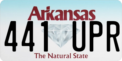 AR license plate 441UPR