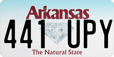 AR license plate 441UPY