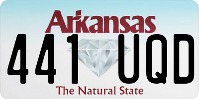 AR license plate 441UQD