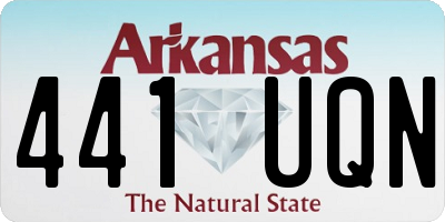 AR license plate 441UQN