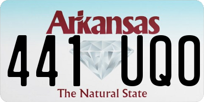 AR license plate 441UQO