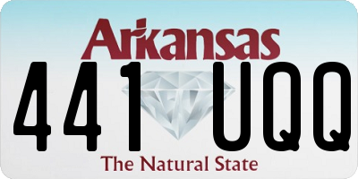 AR license plate 441UQQ